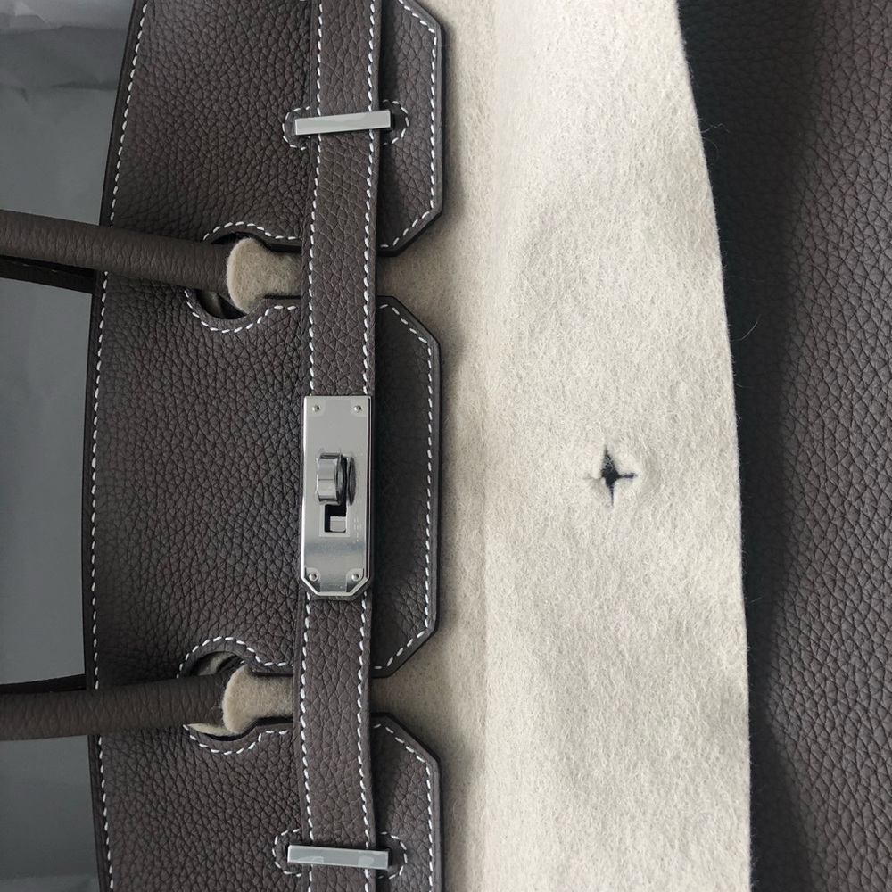 New in Box Hermes Birkin 30 Etoupe Grey - Picture 4 of 8